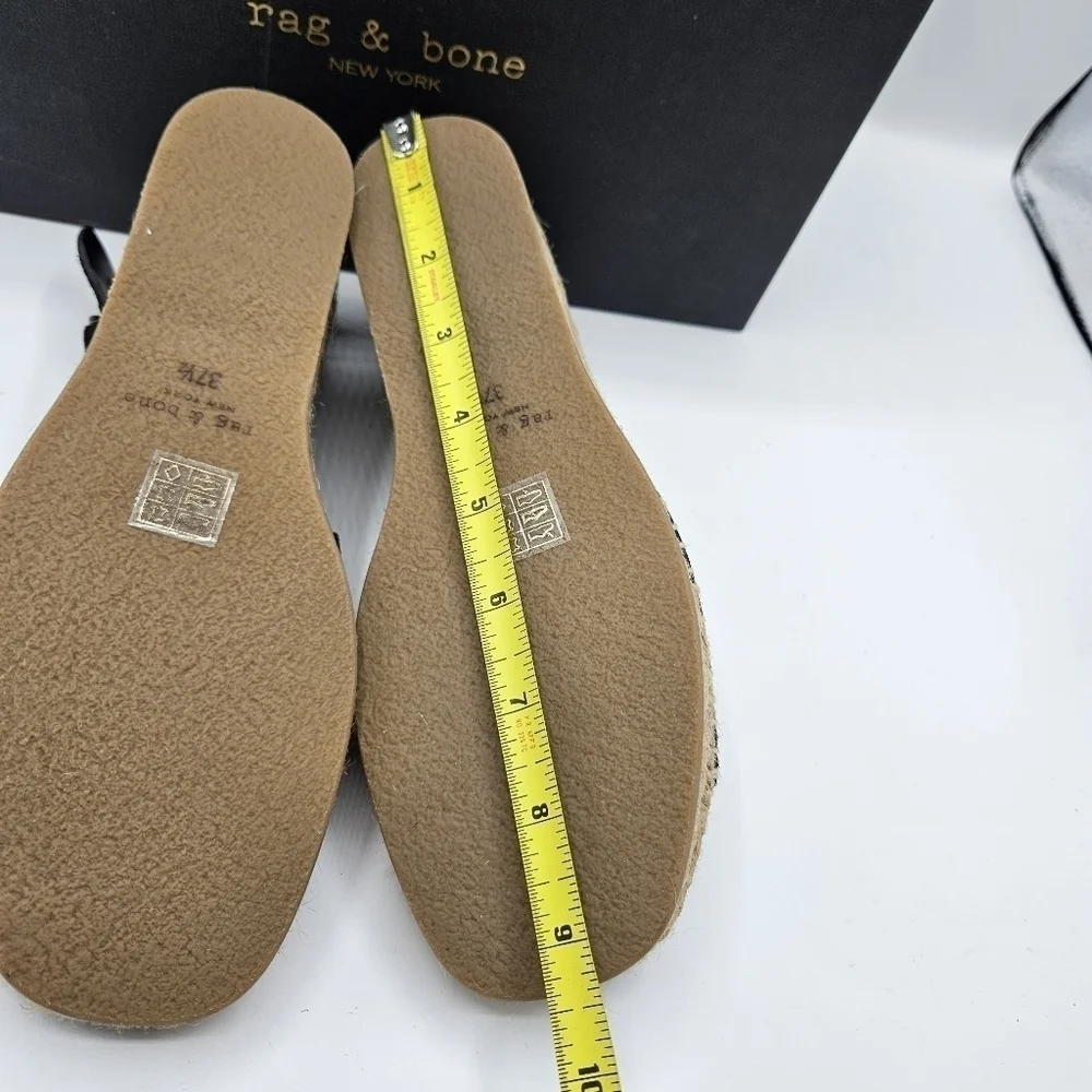 NWB Rag & Bone Calla black suede sandals size 7.5